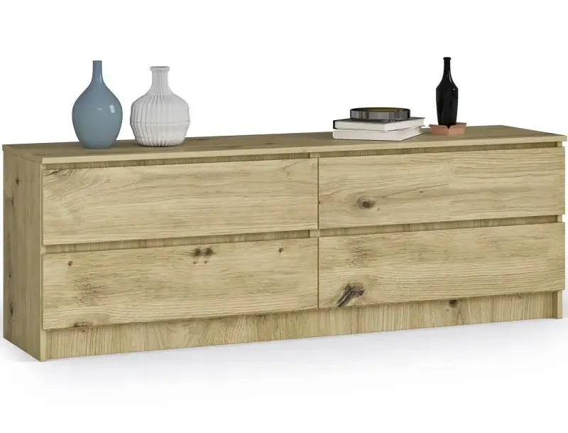 Minimalistyczna komoda do salonu dąb artisan H1-F49