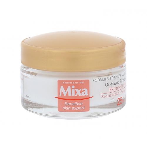 Mixa Extreme Nutrition Oil-based Rich Cream krem do twarzy na dzień 50 ml Uszkodzone pudełko dla kobiet