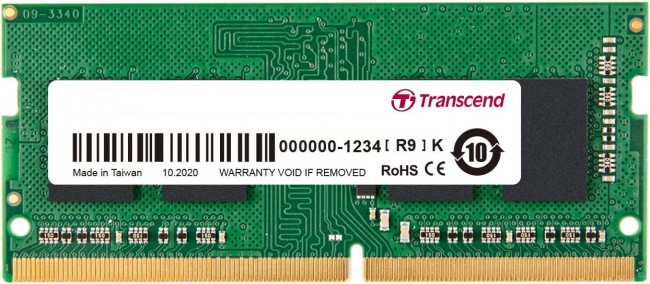 Transcend 32GB JM DDR4 3200Mhz SO-DIMM 2Rx8 2Gx8 CL22 1.2V JM3200HSE-32G