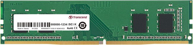 Transcend 8GB JM DDR4 2666Mhz U-DIMM 1Rx16 1Gx16 CL19 1.2V JM2666HLG-8G