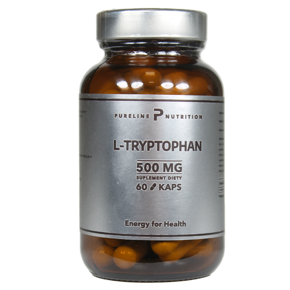 L-tryptofan Ekstrakt 500 mg 60 kapsułek - Pureline Nutrition