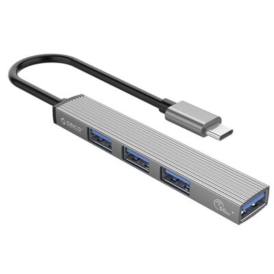 Orico Hub Usb-C 4 Porty Usb-A 3.1 Gen1 5 Gbps Alu