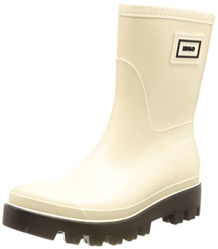 HUGO Damskie sztyblety Athena Bootie, Open White11, 41 EU