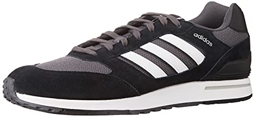 adidas Męskie trampki Run 80s, Mehrfarbig Negbás Ftwbla Grisei, 42 EU