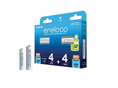 Panasonic ENELOOP 4x AA 2000mAh + 4x AAA 800mAh