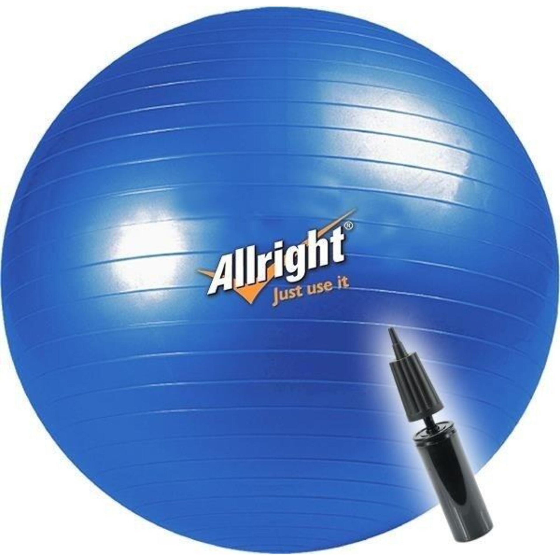 Allright PIŁKA GIMNASTYCZNA 75cm +POMPKA alltosport_FIPGDK75