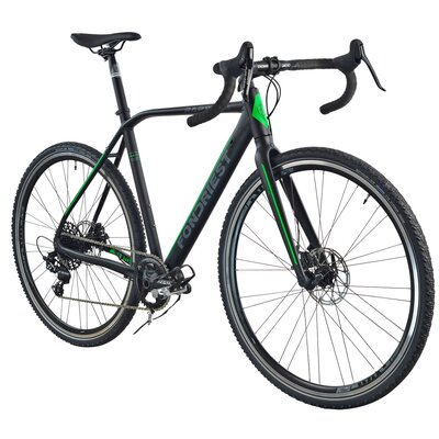 Rower przełajowy FONDRIEST Raptor 1.0 M23 28 cali męski Czarno-zielony