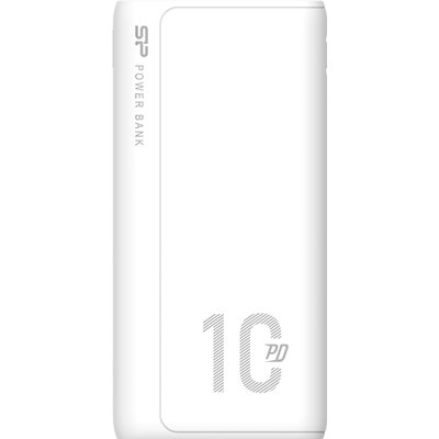 Silicon Power Powerbank QP15 10000mAh QC3.0+PD 2xUSB A, 1x mUSB + 1x USB C, biały