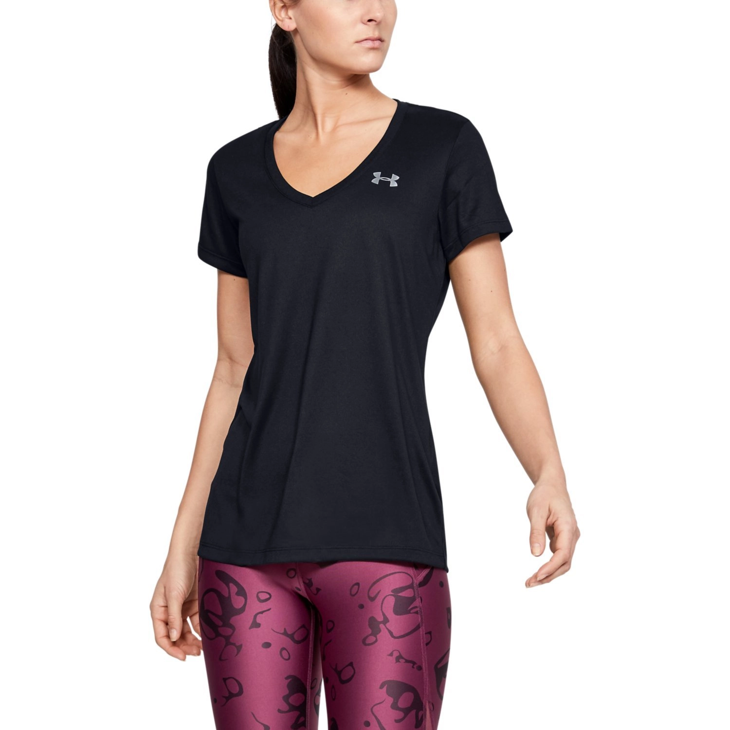 Koszulka damska Under Armour TECH SSV - SOLID