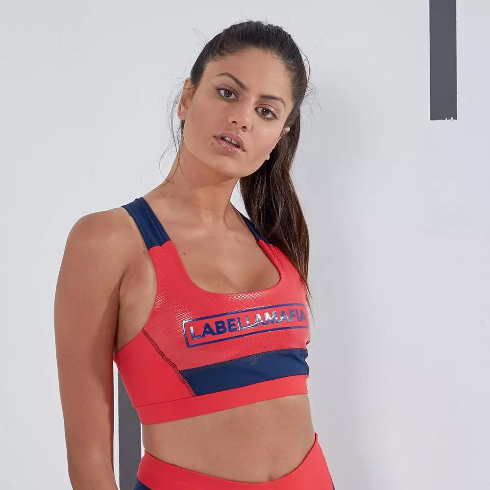 Top damski LABELLAMAFIA COLOR BLOCK TOP