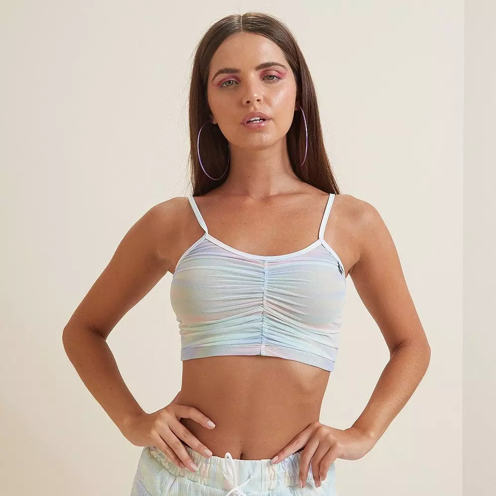 Top damski LABELLAMAFIA TOP HOLOGRAPHIC