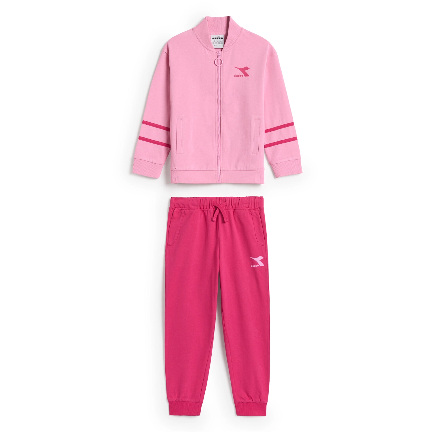 Zestaw dresowy dziecięcy DIADORA JU.TRACKSUIT FZ RAINBOW