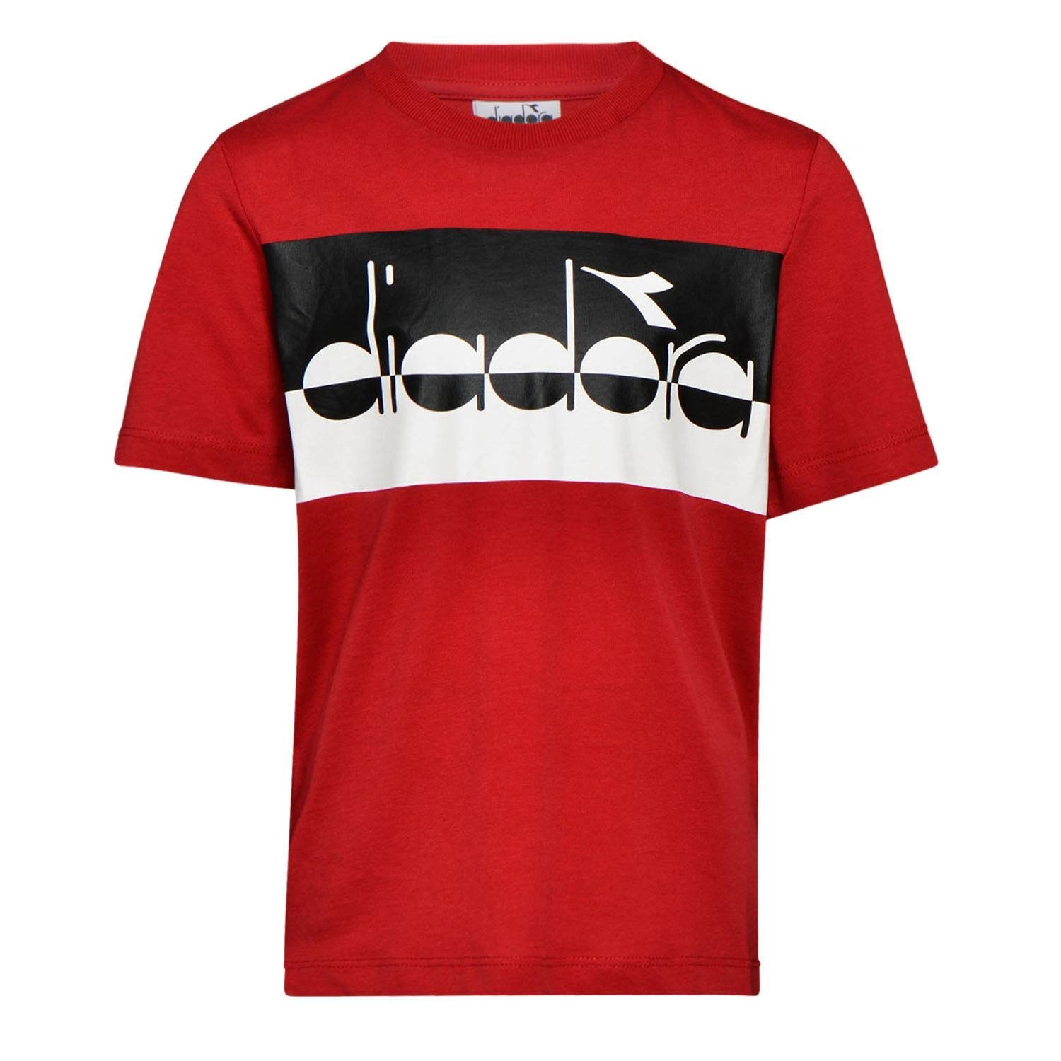 Koszulka chłopięca DIADORA JB.SS T-SHIRT 5PALLE