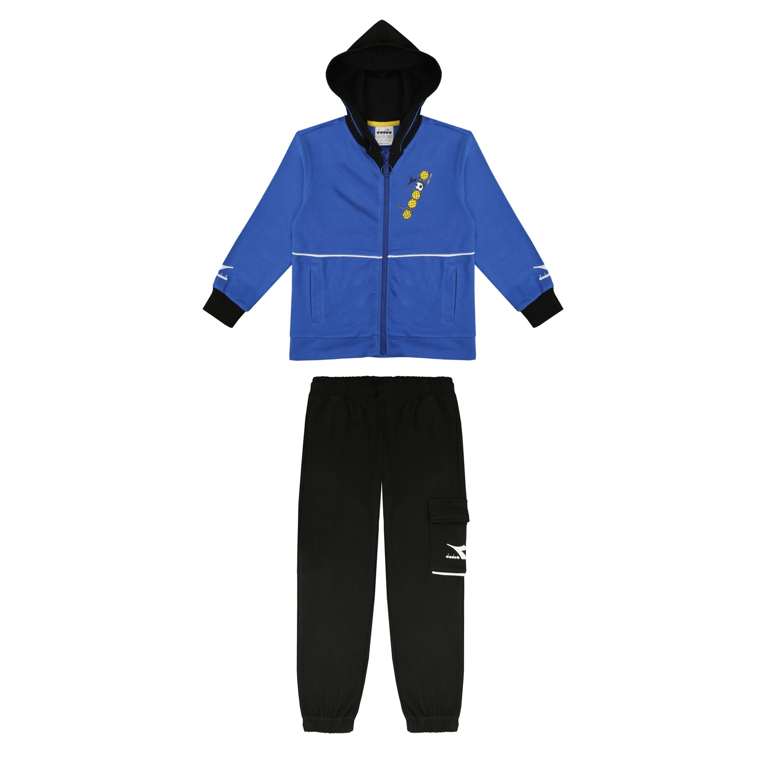 Zestaw dresowy chłopięcy DIADORA JB.TRACKSUIT HD FZ DIADORA FC