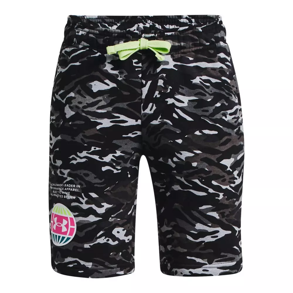 Spodenki krótkie chłopięce Under Armour Rival Fleece ANAML Short
