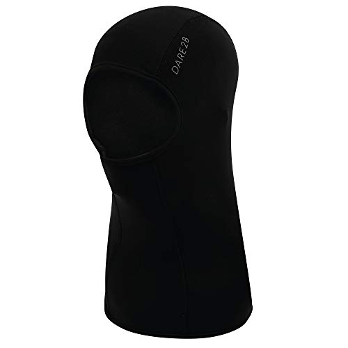 Dare2B dziecięca burza lekka ciepła tylna softshell narciarska i snowboardowa kominiarka z odblaskowym detalem czarna, Sgl