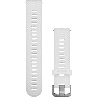 Garmin Silikonowy pasek Vivoactive 3/Vivomove HR/Forerunner 645/Forerunner 245 - biały [010-11251-1P] 010-11251-1P