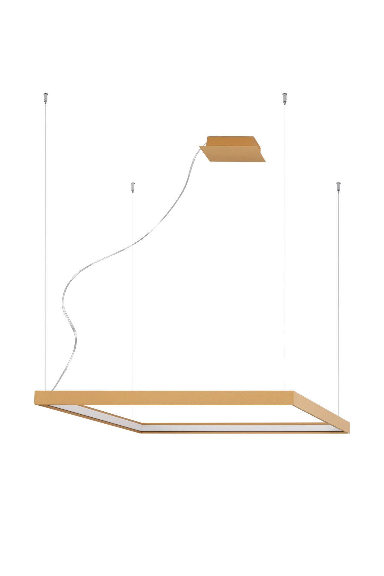 Lampa wisząca NELYA M złoty LED 3000K - Thoro