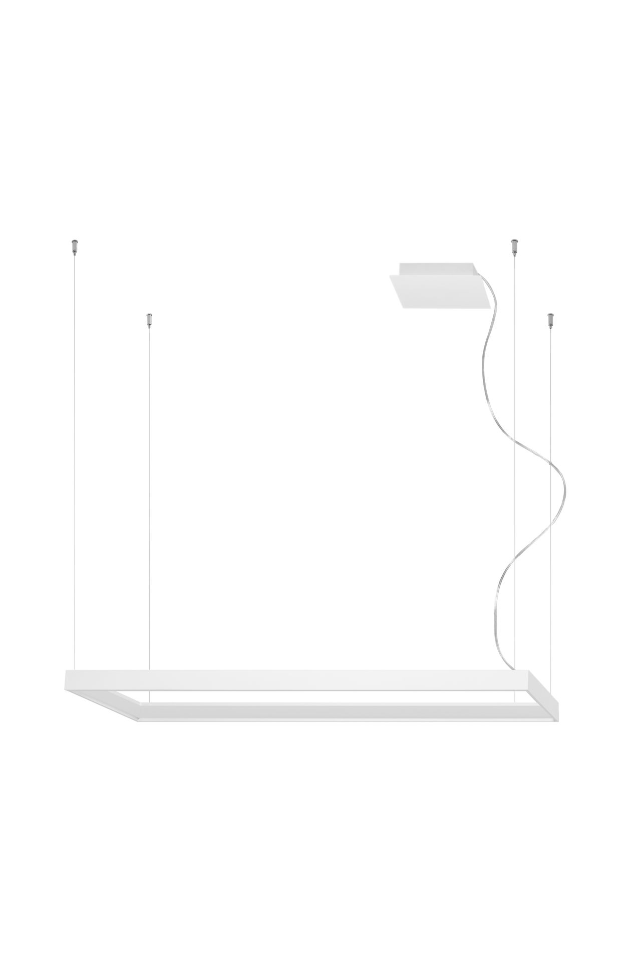 Lampa wisząca TUULA M biały LED 4000K - Thoro