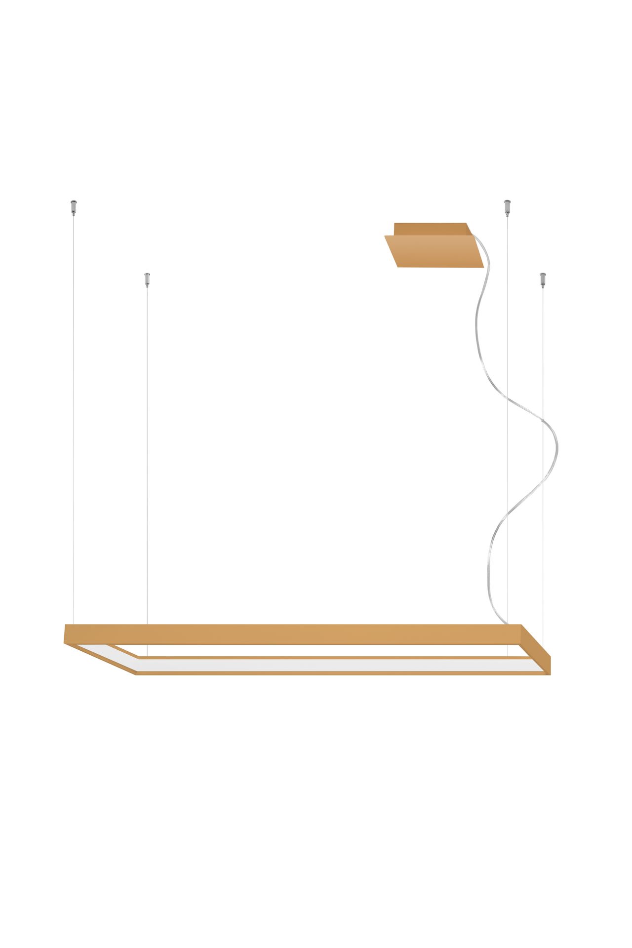 Lampa wisząca TUULA M złoty LED 4000K - Thoro