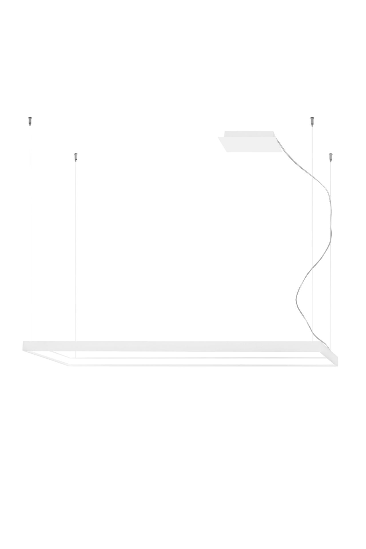 Lampa wisząca TUULA L biały LED 4000K - Thoro