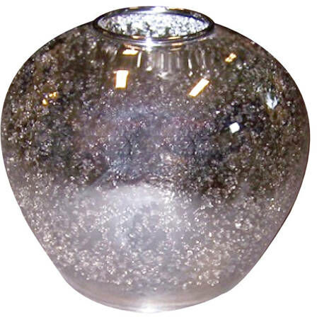 Klosz do lampy INFINITY śr. 13cm dymione szkło z brokatem 80329