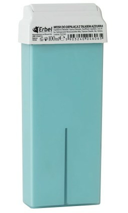 Wosk do depilacji z talkiem rolka Erbel Azzurra 100 ml