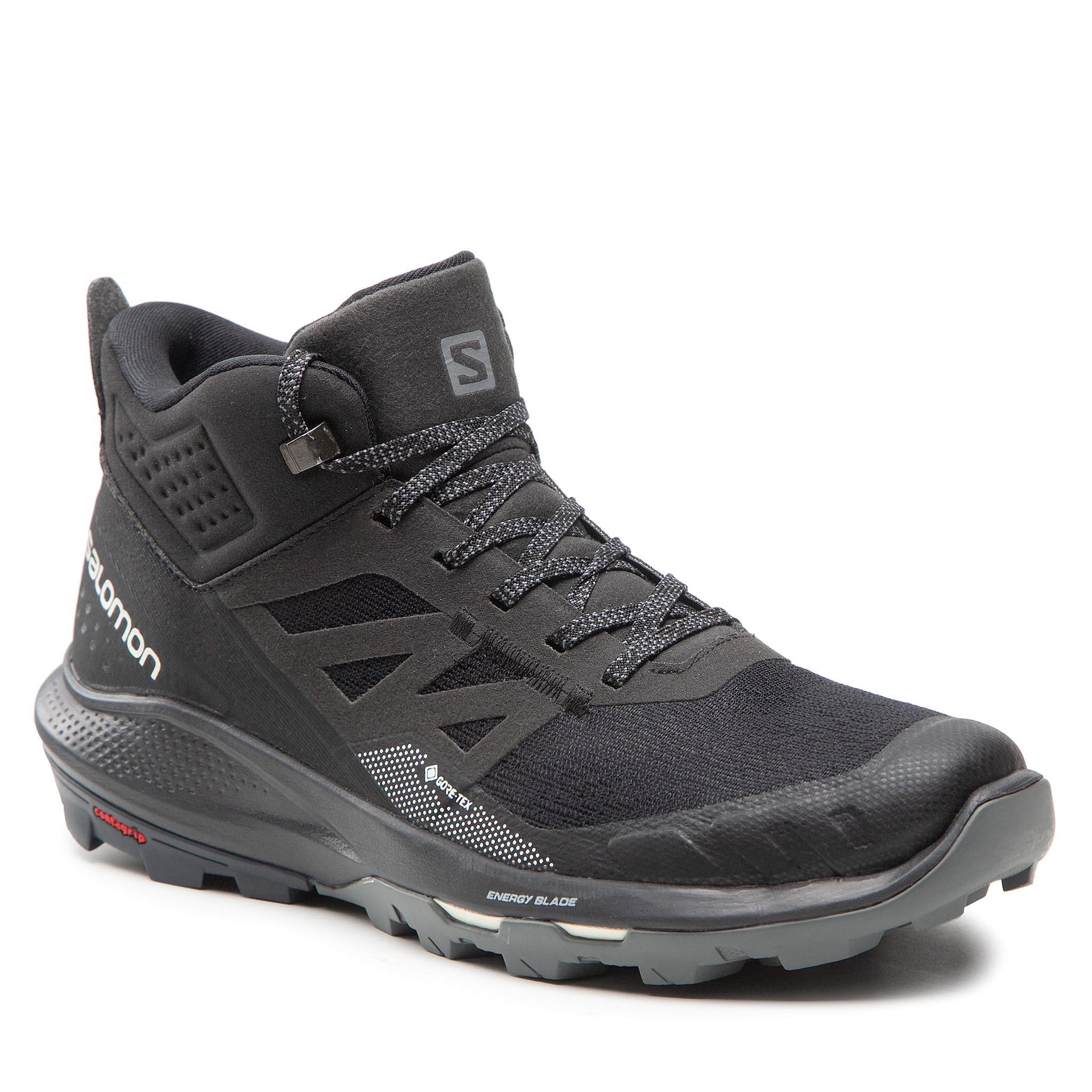 Trekkingi Salomon - OUTpulse Mid Gtx GORE-TEX 415888 27 V0 Black/Ebon/Vanilla Ice