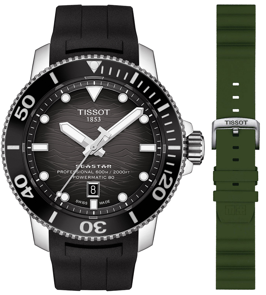 Zegarek Tissot T120.607.17.441.00+T852.047.177 SEASTAR 2000 PROFESSIONAL POWERMATIC 80