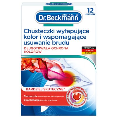 Werner FROSCH DR.BECKMANN EMSAL Dr.beckmann chusteczki wyłapujące kolor 12szt 18762
