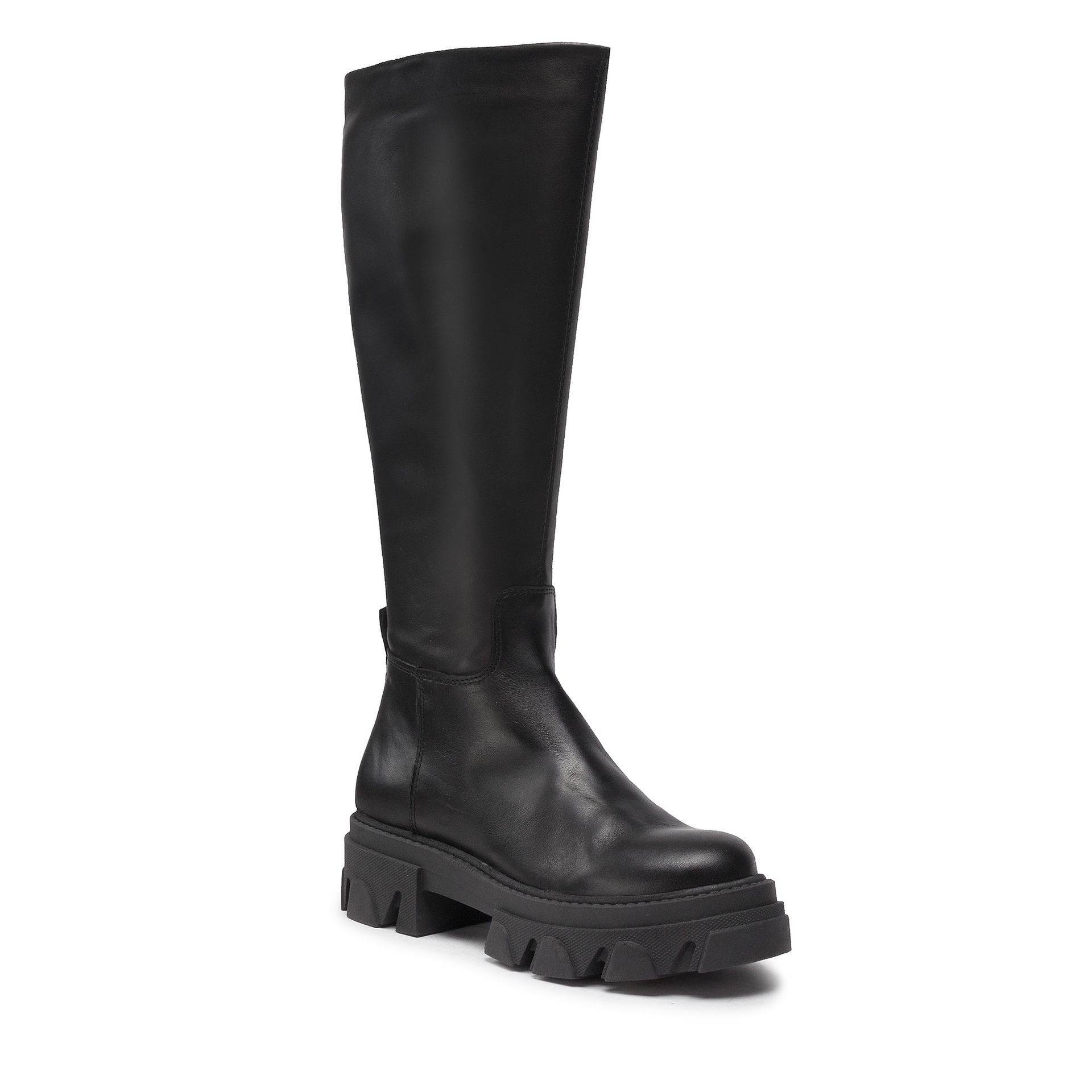 Kozaki STEVE MADDEN - Mana SM11002143-03001-017 Black Leather