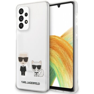 Karl Lagerfeld KLHCA53CKTR A53 5G A536 hardcase Transparent Karl & Choupette KF000996-0