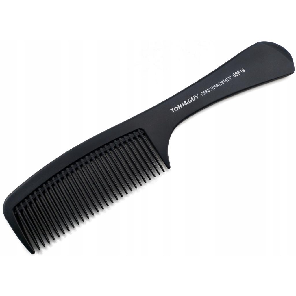 Toni&Guy Grzebień Fryzjerski Do Włosów Duży Karbon T&G 6819