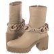 Botki Beżowe B7698-R77-000-000-E88 (CI676-a) Carinii