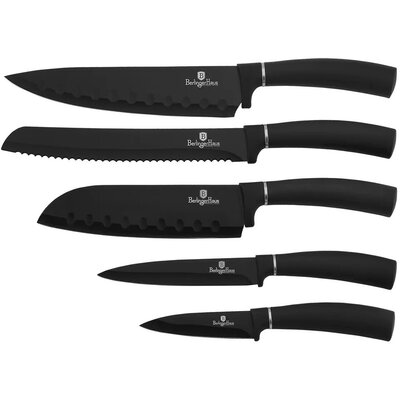Berlingerhaus 6 częściowy zestaw noży ze stojakiem Black Royal Collection, BH/2382