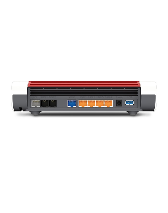 AVM 20002998 FRITZ!Box 7590 AX router bezprzewodowy Gigabit Ethernet Dual-band 2.4 GHz/5 GHz Biały