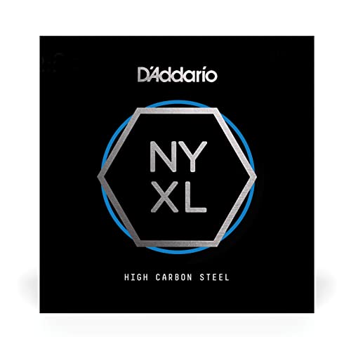 D'Addario NYS019 pojedyncza gładka stalowa struna gitarowa. 019