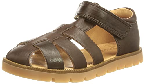 Bisgaard Sandały niemowlęce Beka uniseks, brązowy, 22 EU
