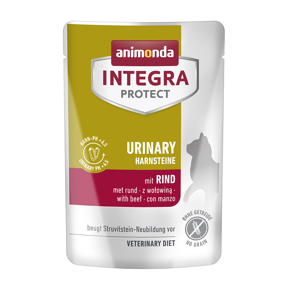 Animonda Integra Protect Adult Urinary, kamienie nerkowe, 24 x 85 g - Wołowina