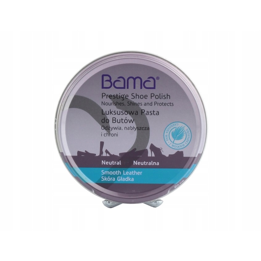 BAMA pasta butów obuwia Bama ochronna odświeża skórę naturalną skórzane wyroby nadaje połysk 50 ml