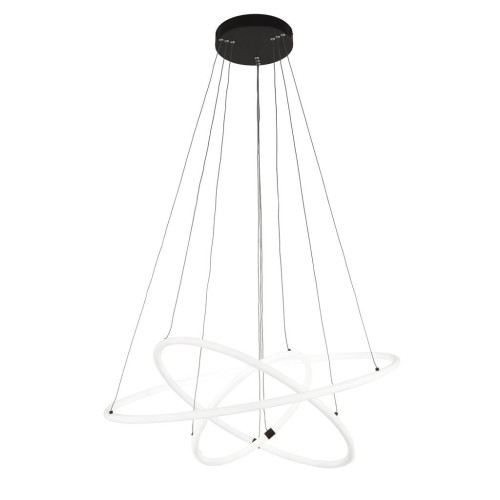 Revolve LED lampa wisząca 3-punktowa czarna 40176-3BK