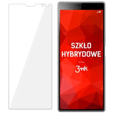 3MK Szkło hybrydowe FLEXIBLE GLASS Sony Xperia 10 Plus