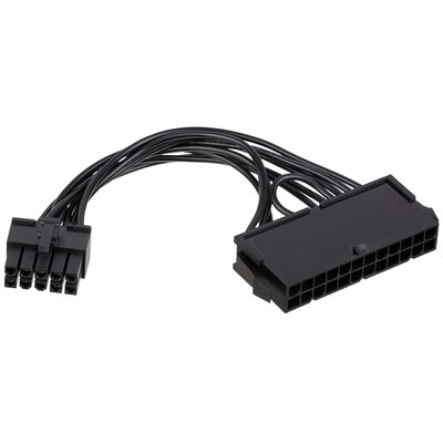 Lenovo Akyga Kabel adapter Akyga AK-CA-76 P1 20+4 pin (F) / 10pin (M) 0,1m AK-CA-76