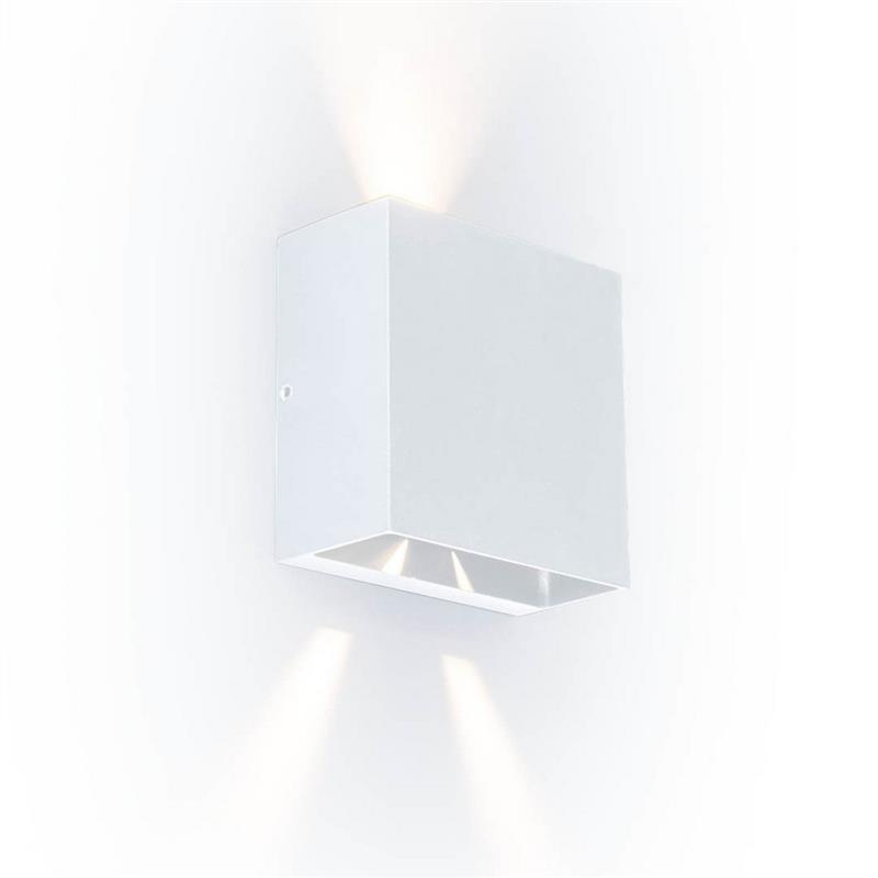 Lampa zewnętrzna  Lutec  biała matIP54 ścienna
