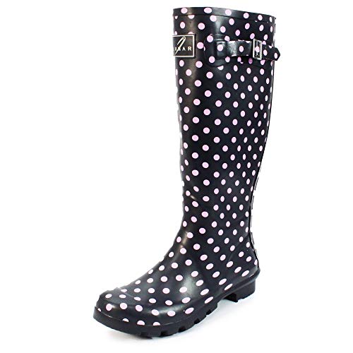 Lunar Spot, kalosze damskie, niebieski - Blau Blue Pink - 35,5 EU / 3 UK