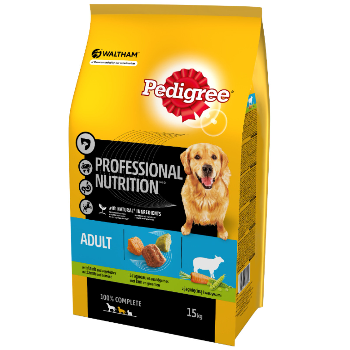 PEDIGREE Karma Sucha Psa Professional z Jagnięciną 15kg