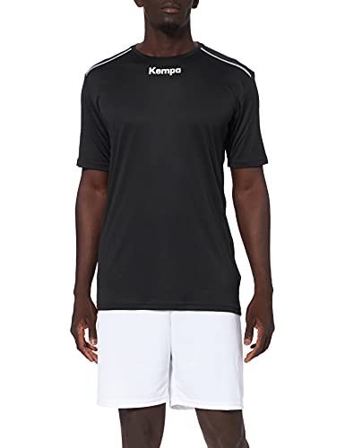 Kempa Męska koszulka polo T, czarna, 152