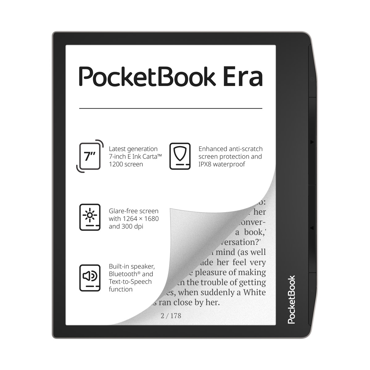 Opinie o PocketBook Era 16GB Srebrny + etui Flip Beżowe + 60 dni Legimi + 1100 ebooków GRATIS! - Wysyłka 24H lub odbiór osobisty we Wrocławiu!