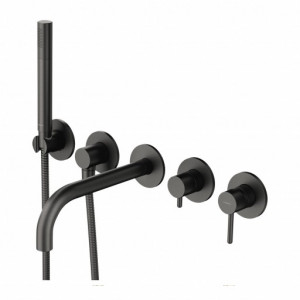 OMNIRES Y1237/1 GR Y bateria wannowa 5-otworowa podtynkowa GRAFIT