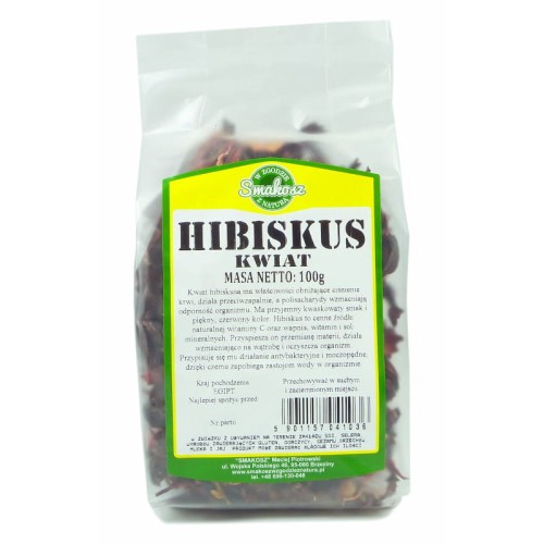 SMAKOSZ SMAKOSZ Hibiskus kwiat 100g 11SMAHIBKW
